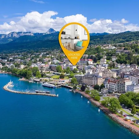 Zenbnb Lacustre Proche Centre-ville 4 Pers * Évian-les-Bains